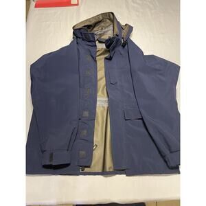 Gore-Tex Best Defense Parka Size Small, Military Style - Blue